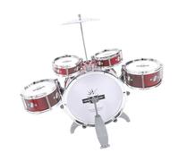 RiToEasysports Set per Bambini Strument Musicale per Tamburi Jazz per Bambini Playset a Percussione a 5 Pezzi per Apprendimento Precoce e Sviluppo del Ritmo con Materiale ABS