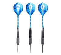 RiToEasysports Set Professionale di Freccette al Tungsteno, Regalo Elegante e Squisito per Gli Appassionati di Freccette, Design Sottile per Un Controllo Ottimale, con Asta Blu