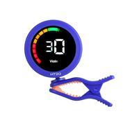 RiToEasysports Sintonizzatore di Chitarra Visualizzazione a Colori Vibranti, Design Rotabile a 360 °, Accordatura Rapida per Violino Ukulele di Bassi con Visualizzazione dello Schermo a Colori, (BLUE)