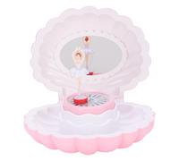 RiToEasysports Sirena Sirena Maiden Musical Jewelry Box con 8 Melodie Che Danzano Ragazza a Luci Colorate Design per Mare per per Ragazze (ROSEO)
