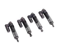 RiToEasysports Smell Assorbiti di Shock Riempiti di Olio in Lega di Alluminio, Set Leggero in 4 Pezzi con Serranda Abbinata a CNC per Auto RC in 1/10, Maneggevolezza Agile su Tutti i Terreni,