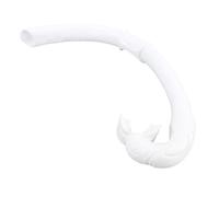 RiToEasysports Snorkel Roll-up Pieghevole, Tubo di Immersione in Silicone, Costruzione Compatta e Adatto Ai Viaggi, Premium, Esperienza di Respirazione Ottimizzata, Compagno di Sport Acquatico (WHITE)