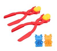 RiToEasysports Snowball Maker, Premium Plasticball Ball Ball Set with Heart And Deer a Forma di Giocattolo All'aperto Invernale per Bambini