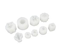 RiToEasysports Stampo in Silicone per Candele Succulente da 9 Pezzi, Morbido e Flessibile, Perfetto per Progetti Fai da Te, Artisti, Amici