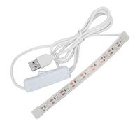 RiToEasysports Strumento di Riparazione della Luce di Perdita a LED Illuminazione Rossa Ad Alta luminosità per Sassofono Clarinetto Flauto Rilevamento di Strumenti a Fiato Plastica Bianca