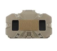 RiToEasysports Supporto per Telefono Molle, Supporto per Montaggio Sul Petto del Telefono, Copertura Ribaltabile per Dimensioni dello Schermo da 4,7 Pollici a 6,7 Pollici (Cachi)