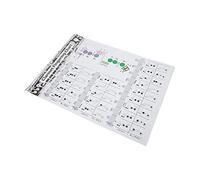 RiToEasysports Tabella di Diteggiatura del Clarinetto in Carta Patinata - Strumento per Apprendere le Basi del Clarinetto - Ideale per Musicisti di Tutti i Livelli di abilità (Partitura per accordi