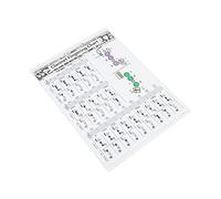 RiToEasysports Tabella di Diteggiatura del Clarinetto in Carta Patinata - Strumento per Apprendere le Basi del Clarinetto - Ideale per Musicisti di Tutti i Livelli di abilità (Accordi di clarinetto