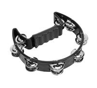 RiToEasysports Tamburello Portatile a Mezza Luna, Tamburello a Singola in Materiale ABS per Feste, Concerti, Amanti della Musica