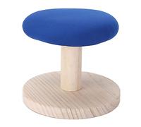 RiToEasysports Tavolo da Stiro in Pino Durevole con Bordo Elastico Superiore per Asse da Stiro per Stanza da Cucito (sgabello da stiro rotondo)