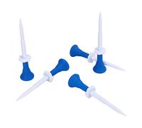 RiToEasysports Tee da Golf da 5 Pezzi, Tee da Golf in Plastica Regolabili con Copertura della Testa in Gomma Morbida per Prestazioni Stabili, Resistenti all'Usura per Allenamenti e Competizioni