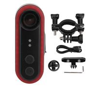 RiToEasysports Telecamera per Biciclette, Telecamera per la Vista Posteriore in Bicicletta 1080p HD HD 150 ° Larco Angolare Acqua IPX6 con Blocco di Emergenza per la Registrazione del Ciclo per (32GB)