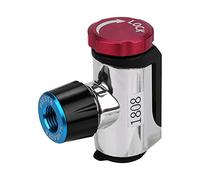 RiToEasysports Testa di Gonfiaggio per Pneumatici, Pompa a Cartuccia CO2, Mini Gonfiatore Portatile, Testa per Bici da Strada e Mountain Biciclette E Pezzi di Ricambio