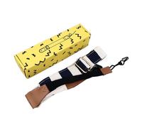 RiToEasysports Tracolla per Ukulele, Cintura per Ukulele in Cotone Regolabile Senza Perforazione Tracolla a Doppio Gancio Tenore e Baritono per Strumenti a Corda (Blu Reale)