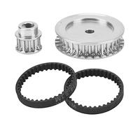 RiToEasysports Trasmissione a cinghia, sostituzione dell'ingranaggio di trasmissione a cinghia 12t 30T RC per 1/10 RC Car CARCELLATA Parti (Colore Argento (Silver)