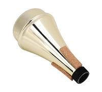 RiToEasysports Trumpet Practice Silenziatore per riduzione del rumore silenzioso per principianti, materiale ABS silenziatore a tromba per bambini, adatto per artisti professionisti (oro)