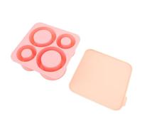 RiToEasysports Vassoio di Ghiaccio in Silicone Premium con Design a Rilascio Facile Grande capacità per 20 Once da 30 Once di Tazze da 40 Vassoio di Ghiaccio Freezer (PINK)