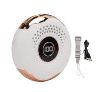 RiToEasysports Ventola di Raffreddamento della Collana, Ventola di Collana Ricaricabile USB con Cordino a Batteria da 1200 mAh Motore Senza Spazzola per Viaggi Desktop per Ufficio (White)