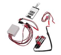 RiToEasysports Verturio per Auto RC con Telecomando, Argano Metallico in Scala 1/10 per il Recupero di Camion Crawler SCX10, Panoramica Completa con Remoto Incluso Facile Installazione