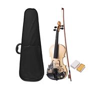 RiToEasysports Violino per Principianti, Violino Acustico 4:4 con Top in Tiglio e Acero, Custodia Rigida in Colofonia per Studenti Principianti e Bambini (-)