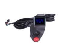 RiToEasysports Voltmetro Digitale LCD Monitor Batteria con Interruttore 3 | Compatibile con Batterie Al Piombo-acido e Al Litio, Sia a Secco Che a Umido, Display del Voltaggio in Tempo Reale,