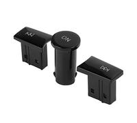 RiToEasysports Volume Controllo Knob Volume Interruttore Controllo Pulsante 3PCS Imposta Protezione Graffiata Design Elegante Affidabilità con Materiale ABS Premium per C Classe 2007-2009 GLK (#2)
