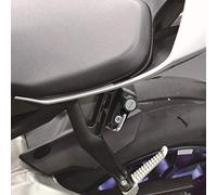 RiToEasysports YZF R1M R1S R6 Blocco del Casco, Lega di Alluminio Resistente, Design Originale, varietà di Colori, Deposito di Casco Sicuro, Adatti a, 2015-2018 YZF R1M R1S, 2017-2019 R6 (BLACK)