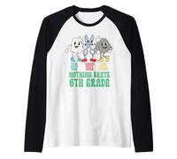 Ritorno a Scuola 6a elementare Forbici per Carta da Sasso Maglia con Maniche Raglan