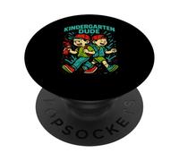 Ritorno A Scuola Asilo Amico Cool Boys Primo Giorno PopSockets PopGrip Adesivo