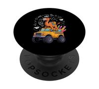 Ritorno A Scuola Cammello Camion Mostro 100 Giorni Di Scuola PopSockets PopGrip Adesivo