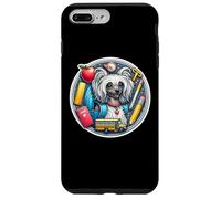Ritorno a scuola Cane crestato cinese Ragazzi Ragazze Proprietario Studente Custodia per iPhone 7 Plus/8 Plus
