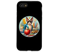 Ritorno A Scuola Cornish Rex Gatto Ragazzi Ragazze Studente Bambini Proprietario Custodia per iPhone SE (2020) / 7 / 8