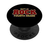 Ritorno a scuola divertente pronto a rock il quarto grado PopSockets PopGrip Adesivo