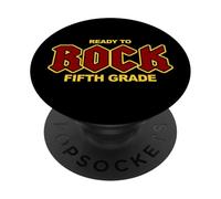 Ritorno a scuola divertente pronto a rock il quinto grado PopSockets PopGrip Adesivo