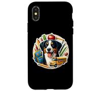 Ritorno a scuola Entlebucher Cane di montagna Ragazzo Ragazze Bambini Proprietario Custodia per iPhone X/XS