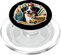 Ritorno a scuola Entlebucher Cane di montagna Ragazzo Ragazze Bambini Proprietario PopSockets PopGrip per MagSafe