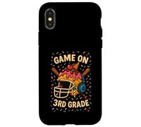 Ritorno a scuola Gioco di baseball di terza elementare Primo giorno Custodia per iPhone X/XS