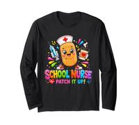 Ritorno a Scuola Infermiera Patch It Up Maglia a Manica