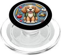 Ritorno A Scuola Inglese Cocker Spaniel Cane Ragazzi Ragazze Proprietario PopSockets PopGrip per MagSafe
