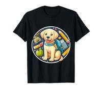Ritorno a scuola Labrador Retriever Cane Bambini Ragazzi Ragazze Proprietario Maglietta