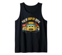 Ritorno a Scuola Pick Up Drop off Ripetere Scuolabus Driver Canotta
