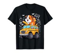 Ritorno A Scuola Porcellino D’India Scuolabus Maglietta