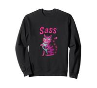 Ritorno a scuola Sassy Cat Attitude Felpa