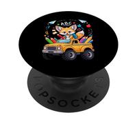 Ritorno A Scuola Volpe Fennec Camion Mostro PopSockets PopGrip Adesivo