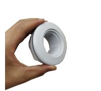 Ritorno Acqua Connettore Paratia Montaggio 3.8cm 1pc SP1023 Bianco