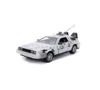 Ritorno Al Futuro Diecast Model 1/24 Macchina Del Tempo Frost Jada Toys