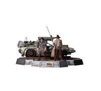 Back To The Future III Delorean Full Set Deluxe Art Scale 1/10 Iron Studios