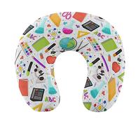 Ritorno allo studio Cuscino a forma di U Cuscino da viaggio lavabile Poggiatesta Cuscino di supporto per il collo Cuscino in memory foam Accessori da viaggio per aereo Sollievo dal dolore al collo del
