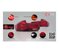 RITORNO DEL DESIGN SET F30, INDICATORI SEQ.INVERSA 11-19 LED STILE 3D ROSSO,