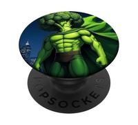 Ritorno di Broccoli Man Superhero PopSockets PopGrip Adesivo